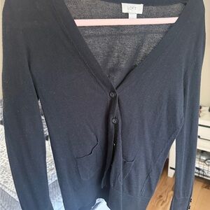 LOFT black cardigan